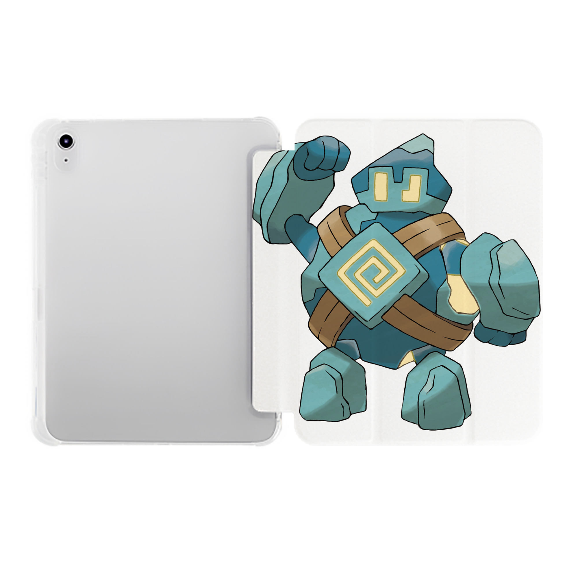 （画像用） ポケットモンスター Pokémon IPad ケース ペン収納付き 三つ折りスタンド PUレザー×シリコン 対応機種9.5/10.5/10.9インチ